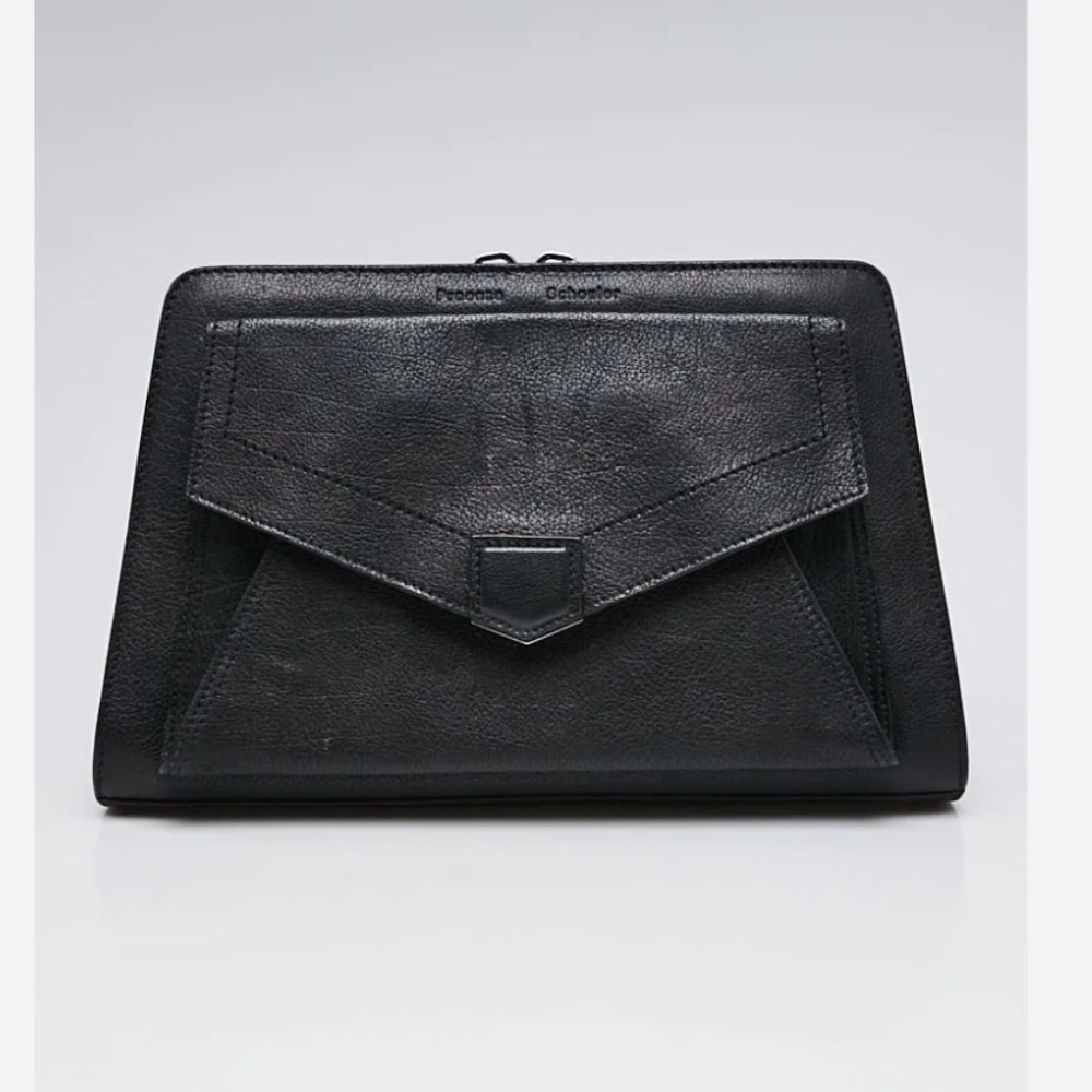Proenza Schouler Black Leather PS13 Clutch bag